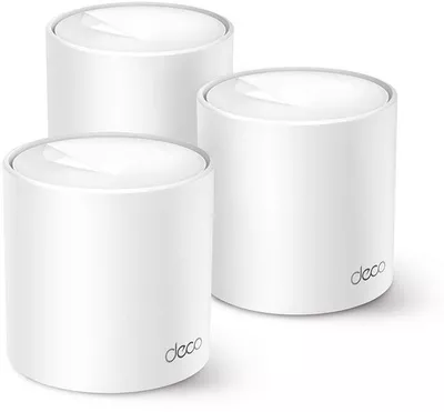 TP-Link Deco X10 AX1500 Mesh WiFi 6 systém, 3-pack rendszer