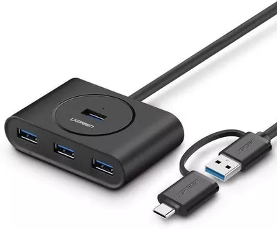 UGREEN 4 Ports USB 3.0 HUB + USB-C