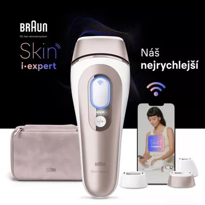 BRAUN Smart IPL Skin I·Expert PL7253 + tok és 3 fej szőrtelenítő