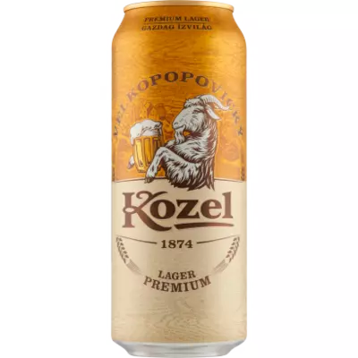 Kozel Premium Lager minőségi világos sör 4,6% 0,5 l