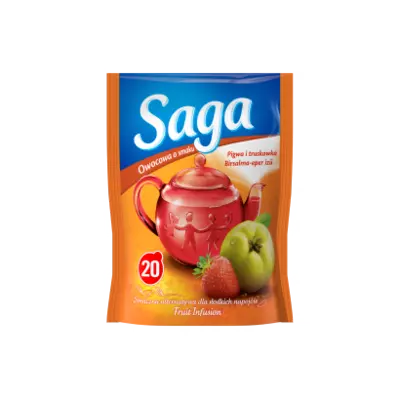 Saga birsalma-eper ízű gyümölcstea 20 filter 34 g