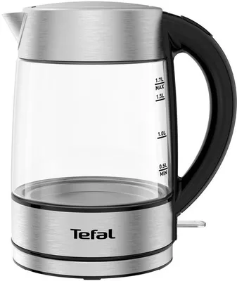 Tefal KI772D38 Glass Black vízforraló