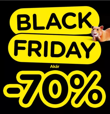 Black Friday akár -70%-ig