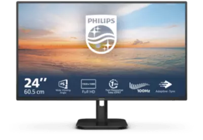 PHILIPS 24E1N1100A/00 23,8'' Sík FullHD 100 Hz 16:9 IPS LED Monitor