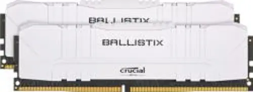 Crucial 16 GB KIT DDR4 3000 MHz CL15 Ballistix White (BL2K8G30C15U4W)