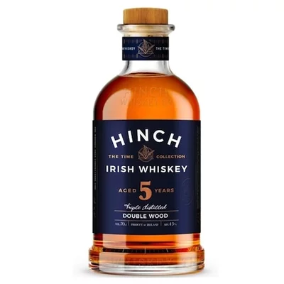 Hinch 5 éves Double Wood Ír Whiskey, 43%, 0.7l