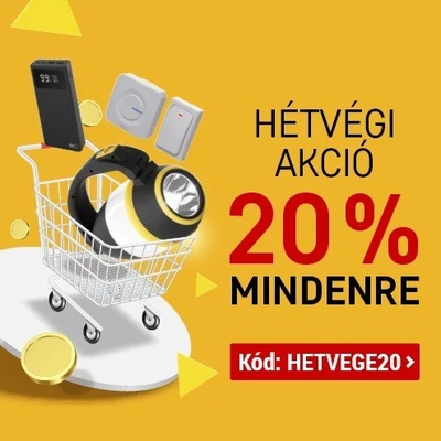 20% kedvezmény mindenre