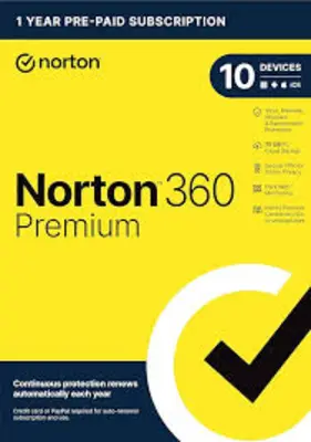 Norton 360 Premium 1 év 10 eszköz PC/Mac/Táblagép/Telefon VPN/Cloud