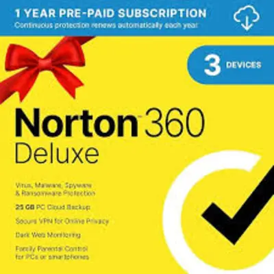 Norton 360 Deluxe 1 év 3 eszköz PC/Mac/Táblagép/Telefon VPN/Cloud