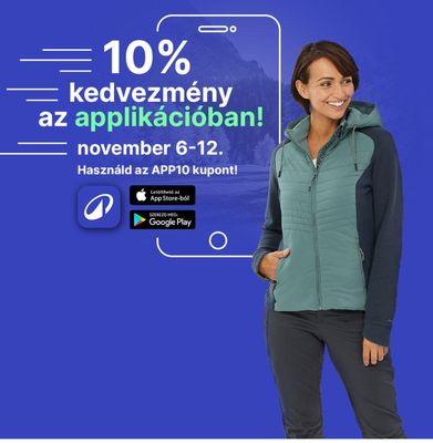 10% kedvezmény a Decathlon alkalmazáson belül