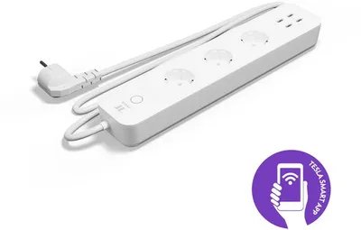 Tesla Smart Power Strip 3 + 4 USB okos konnektor