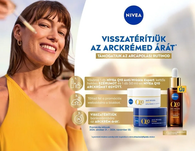 NIVEA Q10 pénzvisszatérítés