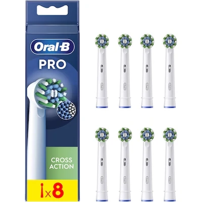 Oral-B Pro Cross Action elektromos fogkefe fej, 8 db