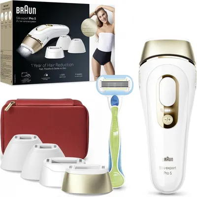 BRAUN IPL Silk-expert Pro 5 PL5382 + tok és 4 fej szőrtelenítő