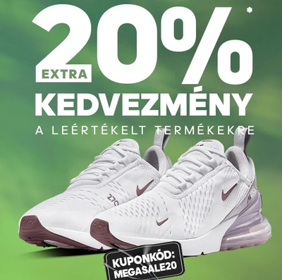 Sportfactory MEGA SALE, -20% minden akciós termékre