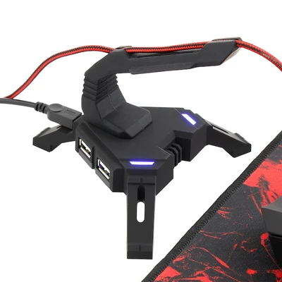 White Shark X-200 SCORPION egér bungee USB HUB-bal