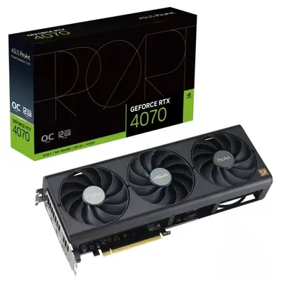 ASUS PROART-RTX4070-O12G ProArt OC GeForce RTX 4070 12GB GDDR6X DLSS3