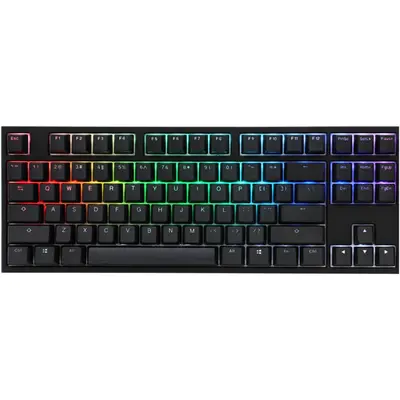 DUCKYCHANNEL ONE 2 RGB TKL MX Blue Magyar fekete