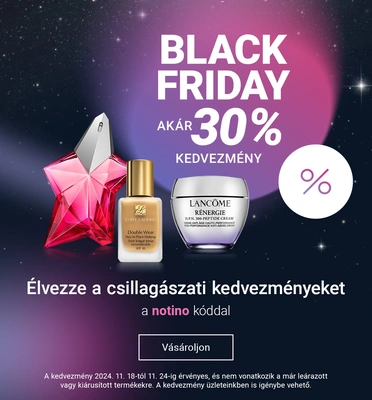 Black Friday 2024 (akár 30% kedvezmény)