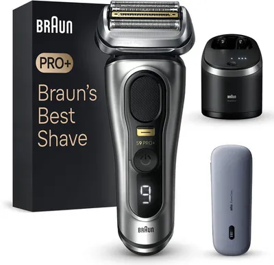 Braun Series 9 PRO+,Wet&Dry, 9577cc + SmartCare 6in1 töltőegységgel és Power Case töltőtokkal borotva