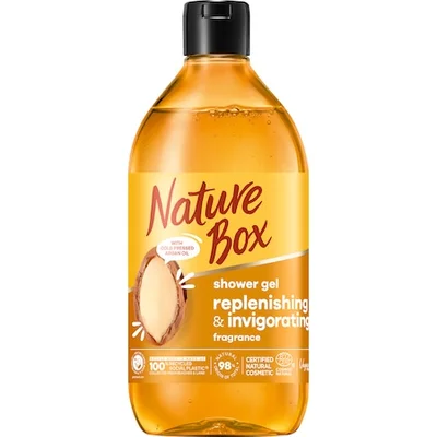 Nature Box tusfürdő Argán olajjal a puha bőrért, 385ml