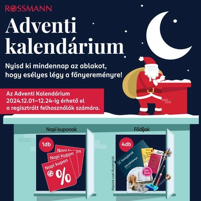 Rossmann Adventi kalendárium