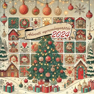 Adventi nyereménynaptár 2024