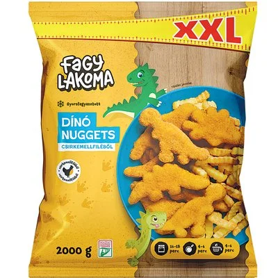 Fagylakoma dínó nuggets xxl, 2 000 g