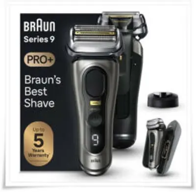 Braun Series 9 PRO+,Wet&Dry, 9525s, hordozható töltőtokkal borotva