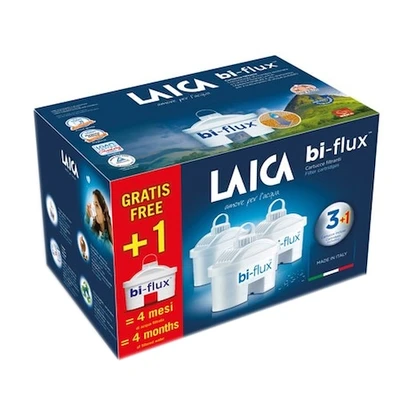 Laica Bi-Flux F4S univerzális vízszűrőbetét, , 3+1 db-os