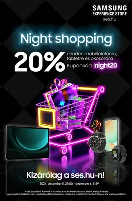 Night Shopping – Samsung Experience Store SES.HU