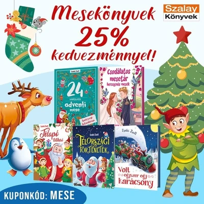 25% kedvezmény a teljes árú mesekönyvekre