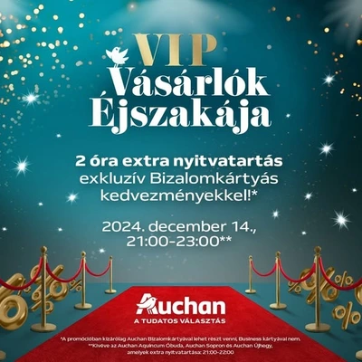 Auchan VIP Vásárlók Éjszakája