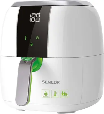 Sencor SFR5320WH Forrólevegős sütő 3L, 1400W, Fehér