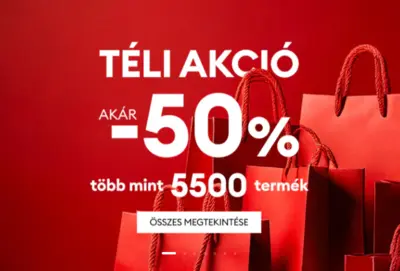 Téli akció (akár -50%)