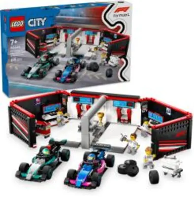 LEGO City F1®-es garázs, Mercedes-AMG és Alpine autók 60444