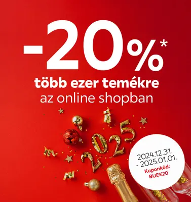 XXXLUTZ -20%* több ezer termékre az online shopban!