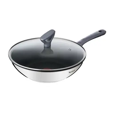 Tefal G7309955 Serpenyő wok + fedő 28 cm daily cook