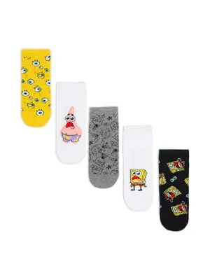 5 db zokni SpongeBob SquarePants (128AV-11X)