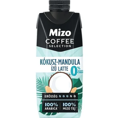 Mizo coffee selection kókusz-mandulás latte, 250 ml