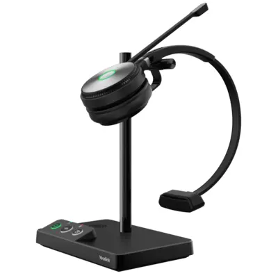 Yealink DECT WH62 Mono UC Vezeték Nélküli Headset - Fekete