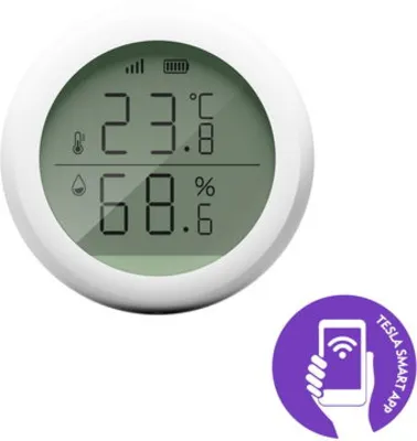 Tesla Smart Sensor Temperature and Humidity Display érzékelő