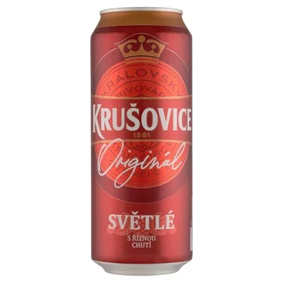 Krušovice import világos sör 4,2% 500 ml