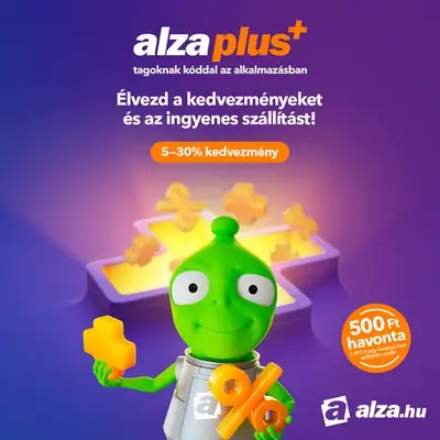 5-30% kedvezmény AlzaPlus+ tagoknak