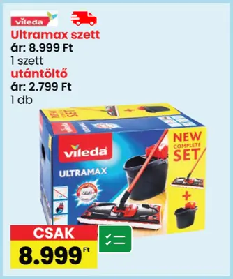 VILEDA Ultramax Lapos felmosó szett