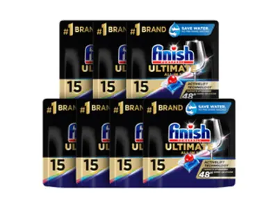 Finish Powerball Ultimate All in 1 mosogatógép kapszula, Regular, 7x15 db