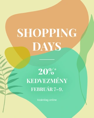 Shopping Days (20% kedvezmény)
