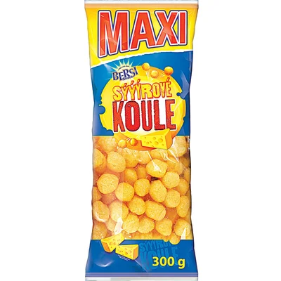 Bersi sajtos extrudált snack maxi, 300 g