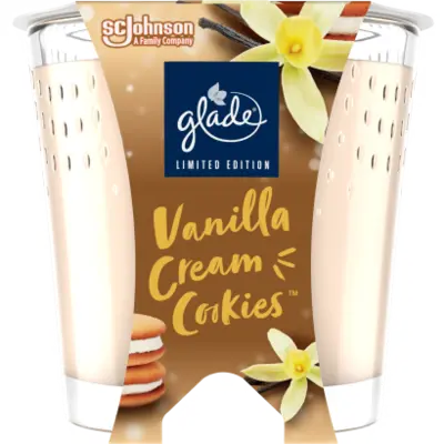 Glade Vanilla Cream Cookies illatgyertya 112 g