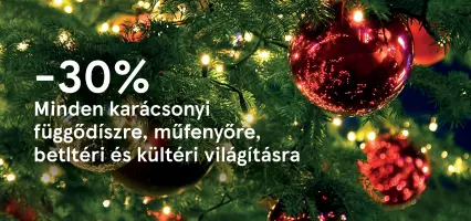 Tesco - 30% kedvezmény minden karácsonyi dekorációra